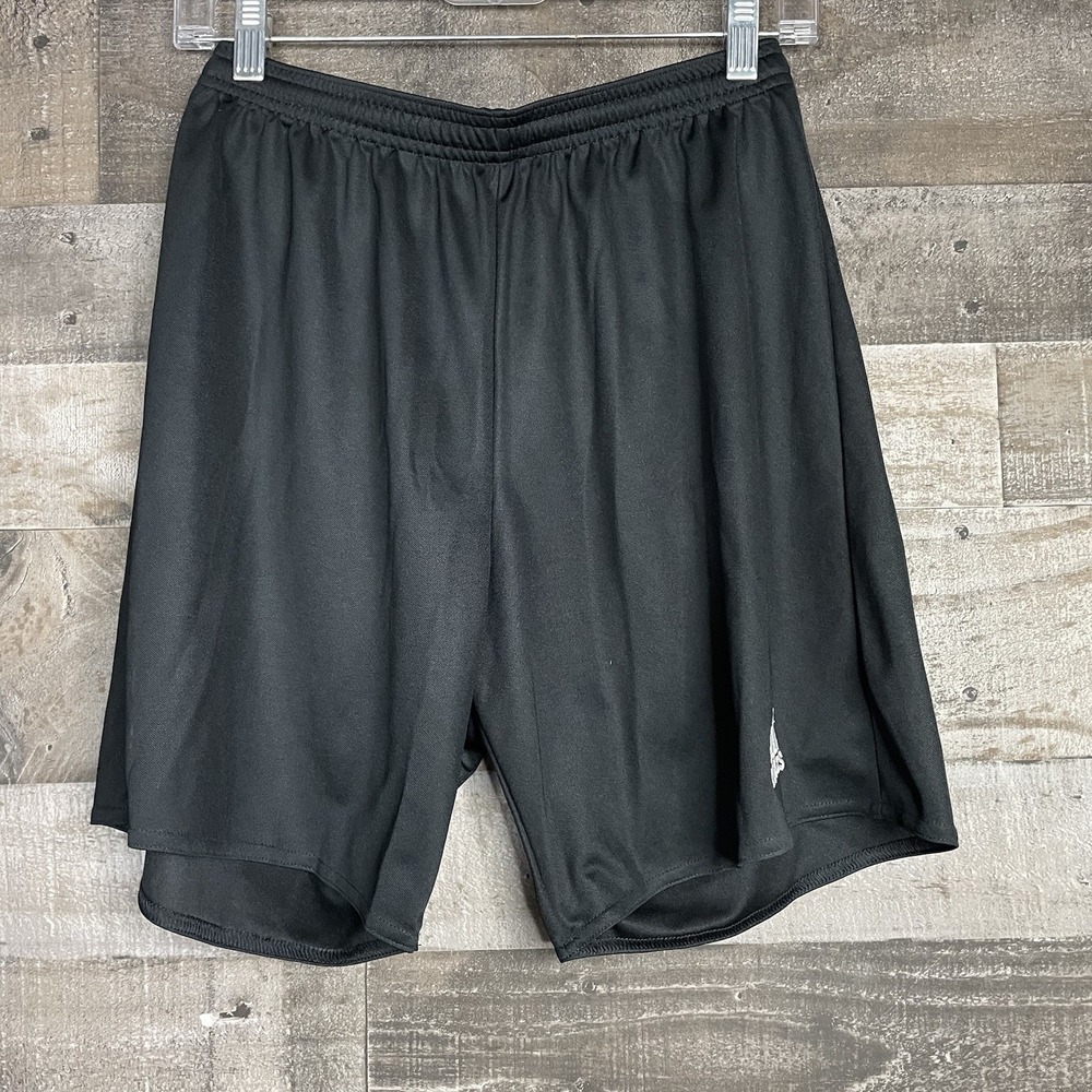 Adidas‎ Climalite Youth Athletic Shorts Size M Black Lightweight Unlined